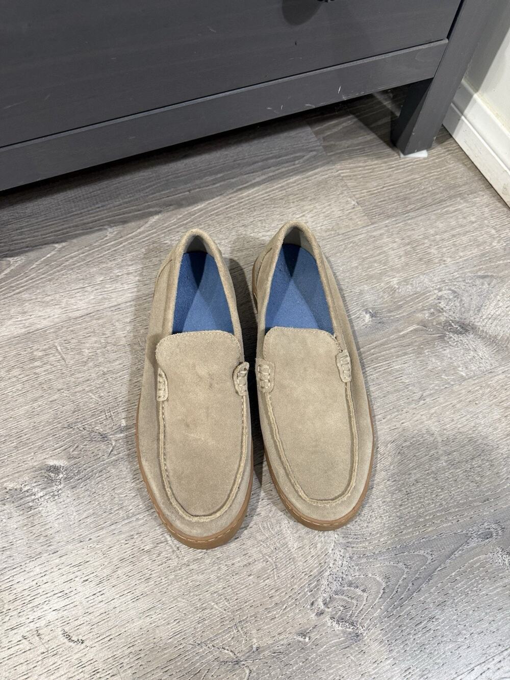 Dockers Men's Suede Varian Casual Loafers Taupe 10.5 EUC